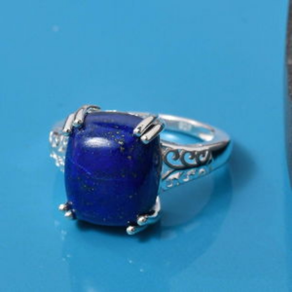 Lapis Lazuli Ring in Sterling Silver